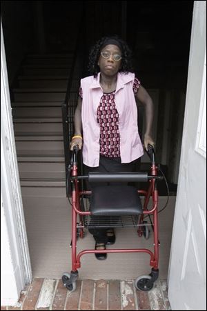 Without health insurance, multiple sclerosis victim Shalonda Frederick of Glen Burnie, Md., cannot afford a $3,000 injection that helps control her disease.