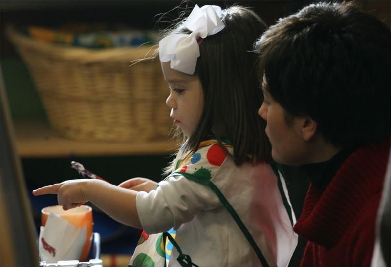 YOUNG ARTISTS AT WORK AT THE TOLEDO MUSEUM OF ART'S FAMILY CENTER