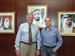 Allan Block, chairman of Block Communications Inc., parent company of The Blade, visits Zayed University in the United Arab Emirates with Dan Johnson, left, former president of the University of Toledo. Mr. Johnson is provost, chief operating officer, and chief academic officer of Zayed University in the Emirate of Dubai. Behind them are portraits, from left, of Sheikh Khalifa bin Zayed Al Nahyan, UAE president and ruler of the Emirate of Abu Dhabi; the late Sheikh Zayed bin Sultan Al Nahyan, founding president of the UAE, and Sheikh Mohammed bin Rashid Al Maktoum, the UAE's vice president and prime minister and ruler of Dubai.