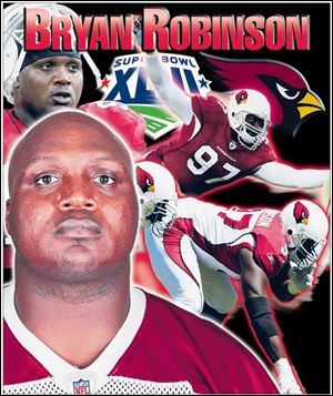 Bryan Robinson brought experience to the Cardinals and anchors a defense that has Arizona in Sunday's Super Bowl.
