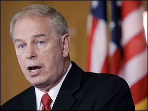 Gov. Ted Strickland is worried about a proposed $25 billion reduction in general aid to cash-strapped states like Ohio.