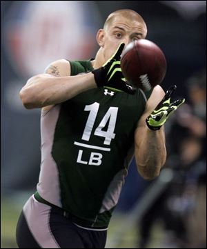 James Laurinaitis, another OSU linebacker, is expected to be a first-round selection