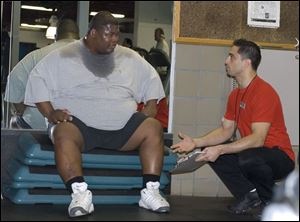 Terence Haynes weighed 429 pounds just more than a year ago. He described himself as living in denial about his weight. 
