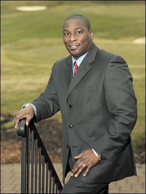 Terry Awls, 36, is the first African-American general manager of a metro Toledo private country club.