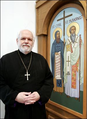 The Rev. Paul Gassios said he finds inspiration in the ninth-century missionary work of Ss. Cyril and Methodius.