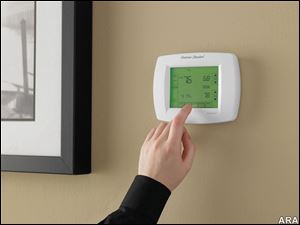 A programmable thermostat will automatically adjust throughout the day to ensure greater energy efficiency.
