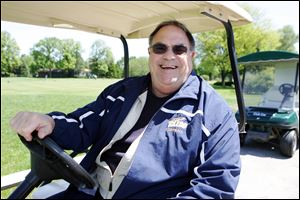 After retiring from the insurance business, Tom Guitteau worked at Heather Downs Country Club but now works at Whiteford Valley Golf Club.