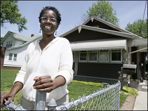 Paullette King found help through Toledo s nonprofit Fair Housing Center to catch up with the payments on her Upton Avenue home.