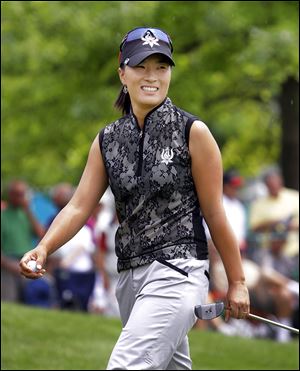 Se Ri Pak, always a fan favorite at the Farr Classic, is leading a group of golfers to do chores at the Ronald McDonald House.
<br>
<img src=http://www.toledoblade.com/assets/jpg/TO66067417.JPG> <b><font color=red>VIEW: </b></font color=red> <a href=