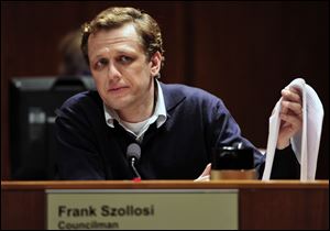 Toledo City Councilman Frank Szollosi will not run again.
