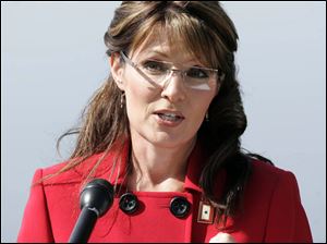 Alaska Gov. Sarah Palin did not say what her plans will be once she leaves office this month. But at
her news conference she listed
as accomplishments during her term as governor such items as helping advance a North Slope natural
gas pipeline, rewriting oil taxes, and revising state ethics laws.
