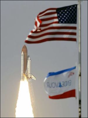 Shuttle Endeavour and seven astronauts lift off Wednesday  for a 16-day mission to the international space station.