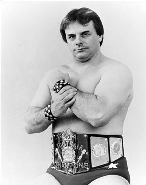 Dr. Jerry Graham as a professional wrestler in the 1970s.