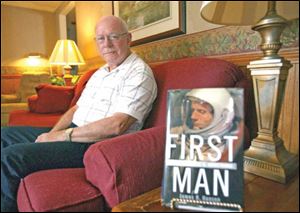 Ned Keiber went to high school with Neil Armstrong in Wapakoneta.