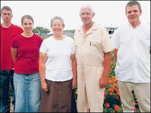 Kyle, left, Renae, Sheila, Ralph, and Brian Schlatter.