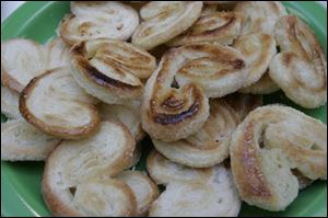 Palmiers made at the Tam-O-Shanter Life, Home and Leisure Show. 