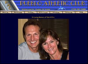 The Web page of the Pueblo Athletic Club, owned by Eric Beaudry and Deb Rogers-Beaudry of Pueblo, Colo., has a memorial to the couple killed in the plane crash north of Heritage Park in Lenawee County's Raisin Township. Investigators were at the scene Saturday to search for clues to the cause of the crash.
