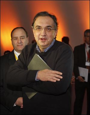 Sergio Marchionne, CEOof Fiat and Chrysler, said Toledoans should be proud of the company. 