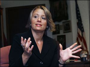 Staff members at Notre Dame Academy recall Kristina Keneally (in a 2007 photo) as a tenacious competitor and say that she took to heart the message of 'girl power' that the school tries to instill.