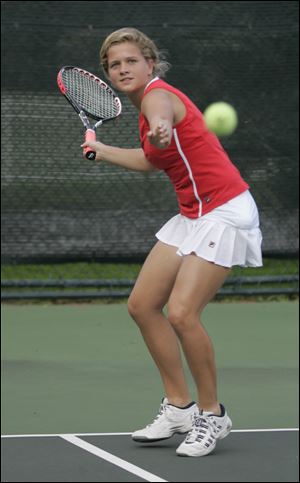 Morgan Delp of Central Catholic was City League
tennis player of the year.