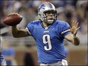Matthew Stafford threw 13 TDs and led the Lions to two wins before getting hurt.