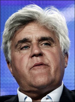 In this Aug. 5, 2009 file photo, Jay Leno speaks during the panel for 