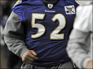 To the Ravens' Ray Lewis, playing on the road has the benefit of not dealing with the pressure from fans at home.