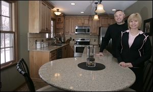 Michele Rose's renovation of Matt and Lee Zelina's kitchen and bath was featured nationally.