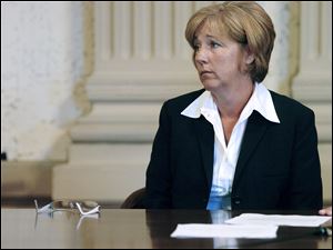 Kathy Beutler, 47, was fired in June from her job as secretary-treasurer of the Ohio Farmers Union and pleaded guilty in September to a bill of information charging her with aggravated theft, which is a third-degree felony.