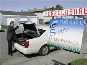 Mortgage problems that have hit hard in the city 80 miles east of San Francisco have dented real estate agents' livelihoods. 