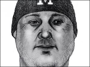 Sketch of the suspect