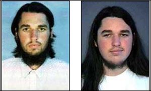 In these undated file photo released by the FBI, Adam Yahiye Gadahn is shown. Pakistani officials say Adam Gadahn, the American-born spokesman for al-Qaida, has been arrested Sunday March 7, 2010.