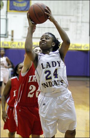 Miriah Haynes, a 5-foot-9 senior, averages 11.2 points and 3.9 rebounds for the Indians.