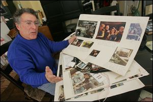 Stuart Shiff shows photos and memorabilia from his time in the movie business.