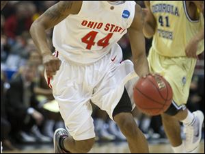 In the Buckeye's second-round NCAA Tournament victory over Georgia Tech, William Buford overcame an off first half to record nine points, eight rebounds, three assists, and a steal.