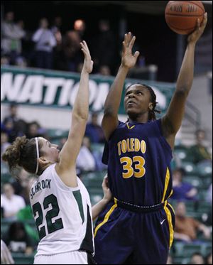 Start High School graduate and Toledo freshman Yolanda Richardson is one reason UT is optimistic about next year.