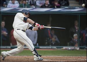 Asdrubal Cabrera homered off Chicago starter Jake Peavy to knot the game 2-2 with one out in the bottom of the eighth inning.