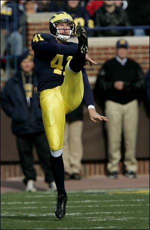 Zoltan Mesko was a finalist for the Ray Guy award while punting for the Wolverines.
