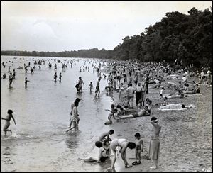 At the peak of its popularity, the beach at East Harbor State Park, on Lake Erie near Marblehead, attracted 30,000 visitors a weekend between Memorial Day and Labor Day.