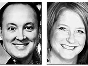 Margo Belkofer, right, is the wife of Lt. Col. Thomas Belkofer, left, one of five soldiers killed in Afghanistan when enemy forces attacked their convoy with an explosive device.
Thomas Belkofer, left, Margo Belkofer, right. 