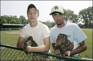 Seniors Michael Deckebach, left, and Rohan Shah have helped the Green Bears reach the state tournament. Deckebach is hitting .328 with a team-high 33 walks. Shah is hitting .300. and has eight stolen bases.