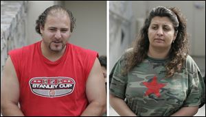 Hor Akl and his wife, Amera, appeared in federal court in Toledo Thursday.