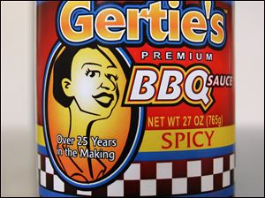 Gertie's Premium
BBQ Sauce is sold locally
for $5.99 for a 27-ounce jar
in some local meat shops.