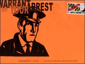 Jon Stainbrook says these flyers were designed to intimidate his supporters.