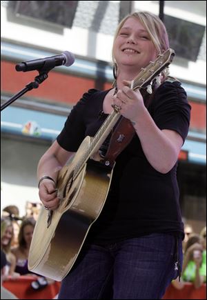 Crystal Bowersox perfoms earlier this month on NBC's 'Today' show.