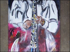 'Hot Swing,' by Stewart Raney, is part of the Salon des Refuses show at the Parkwood Gallery.