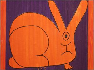 'Cyclops Bunny' by Joe King is in the Bittersweet Farms show at 20 North Gallery.