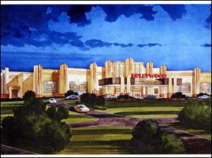 The Hollywood Casino shown in an architect's rendering.