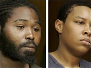 Jermaine Stokes, left, and Robin Ensley, right, were arrested and charged with aggravated robbery and felonious assault.