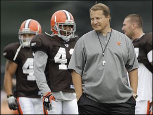 Players say coach Eric Mangini is looking much more relaxed this season. The Browns were 5-11 last season.